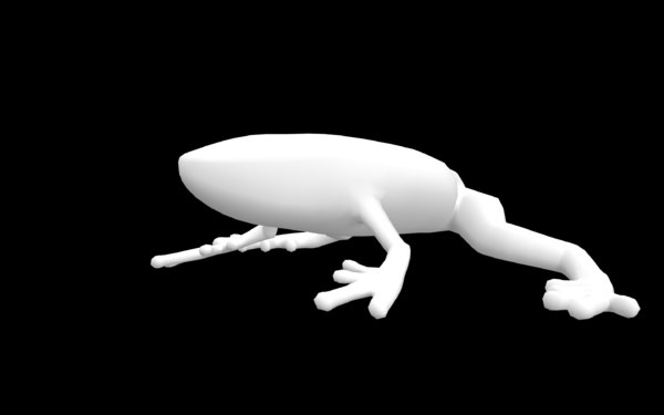 3D base euparkerella brasiliensis model TurboSquid 1499859