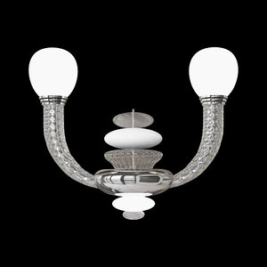3D model pigalle wall light barovier