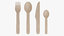 3D cutlery wood