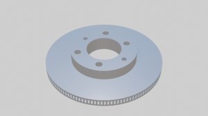 3D brake disc