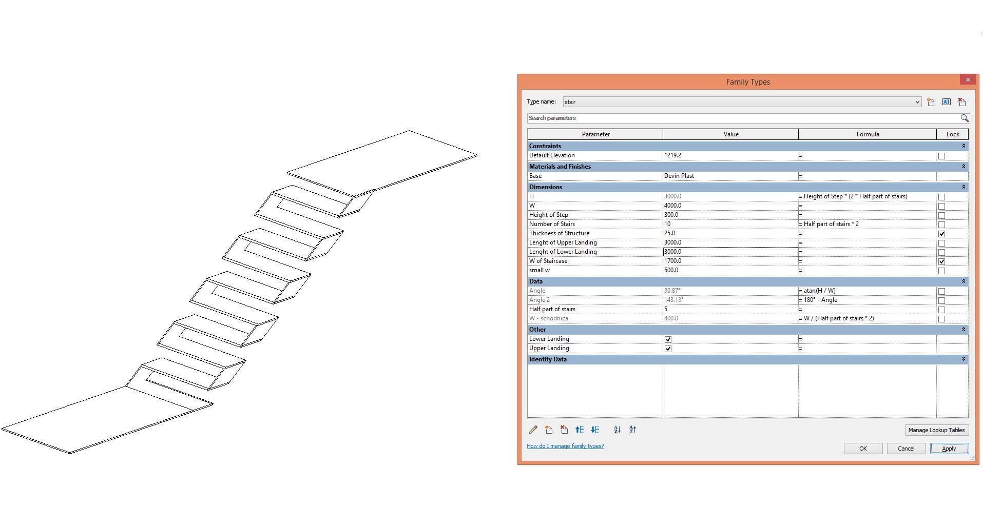 3D special staircase created revit - TurboSquid 1500305