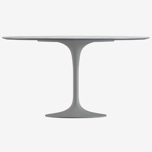 3D knoll saarinen dining table