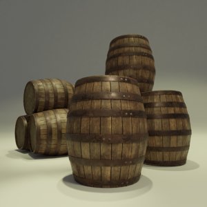 rustic barrel model