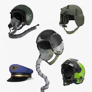 Military Helmet 3d Models For Download Turbosquid - roblox pilot helmet model