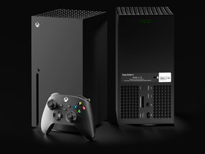 3D xbox series x accurate model