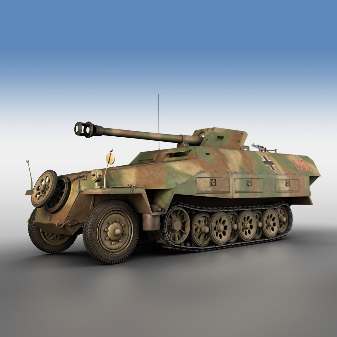 3D sd kfz 251 22 model - TurboSquid 1500607