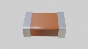 3D smd capacitor model