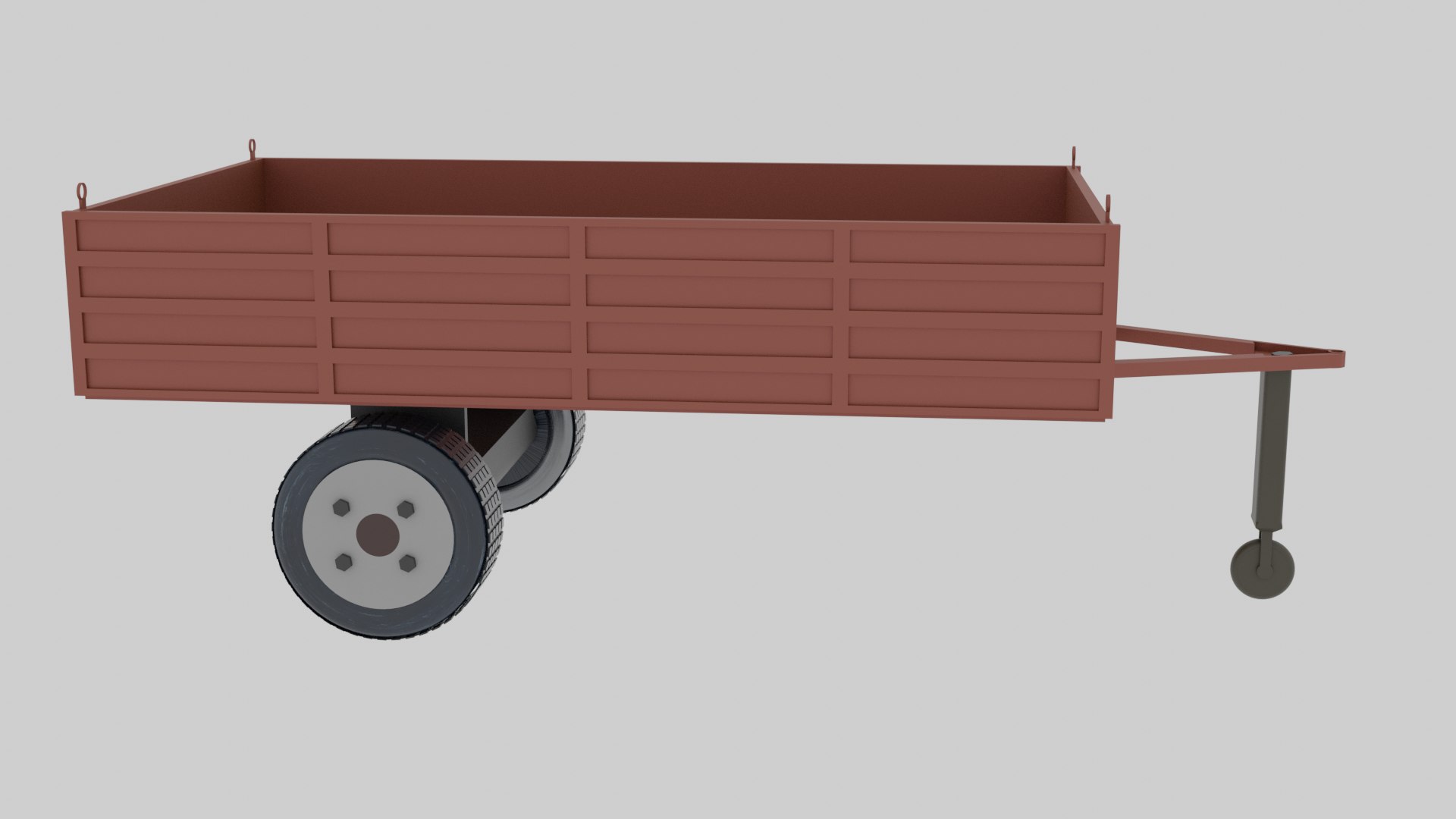 3D model tractor trailer TurboSquid 1500659