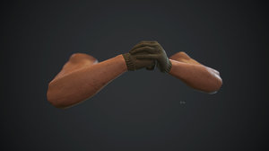 hands animations 3D model