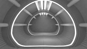 3D model tunnel architectural