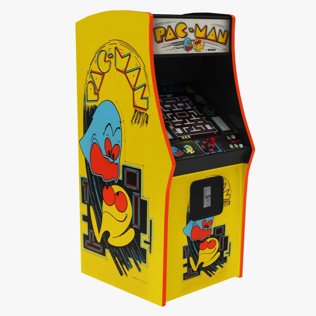 3D pacman arcade machine - TurboSquid 1501022