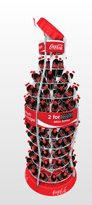 standing bottle soft drink 3D model