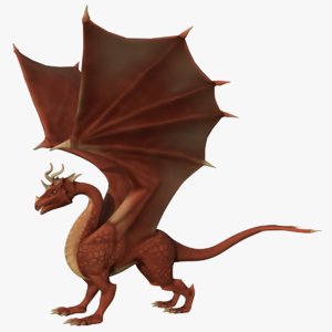 pbr dragon 3D model