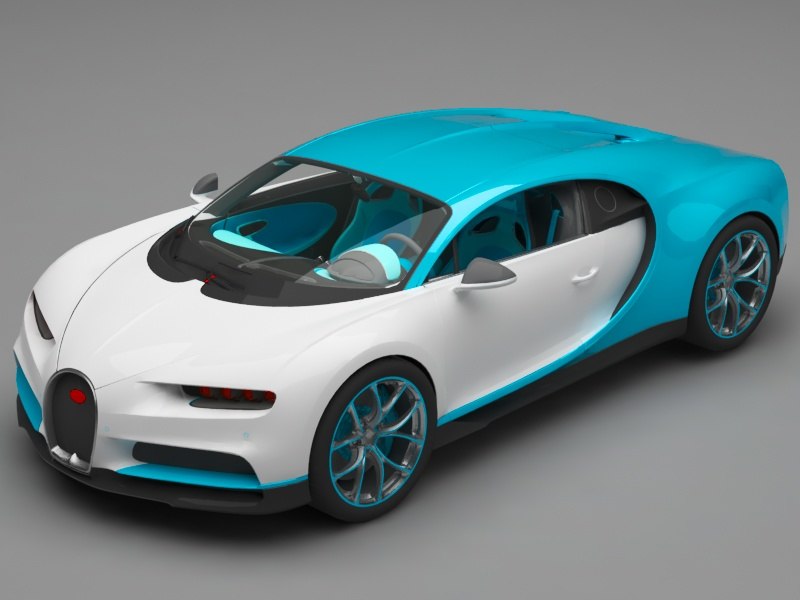 Bugatti chiron 3d model