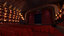 realistic theater scene interior 3D