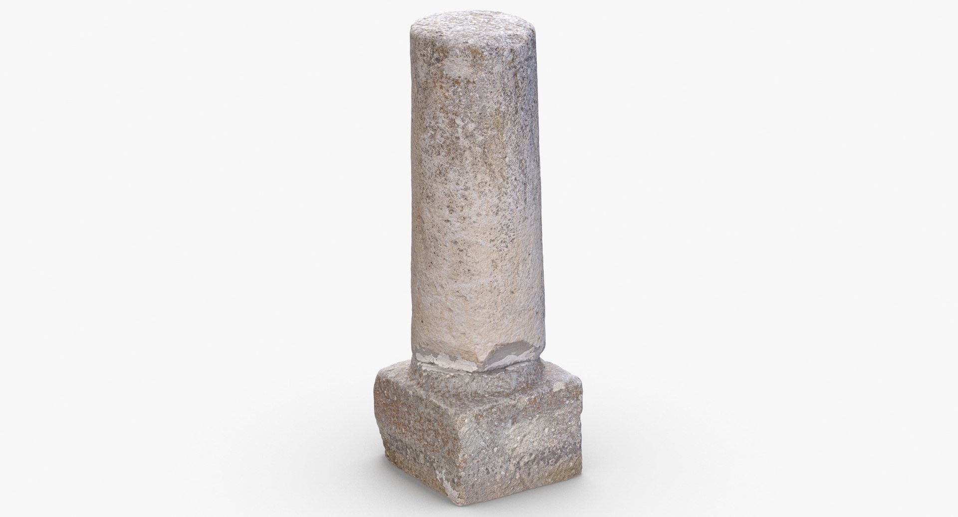 古代柱子013d模型