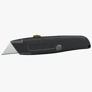 3D box knife model