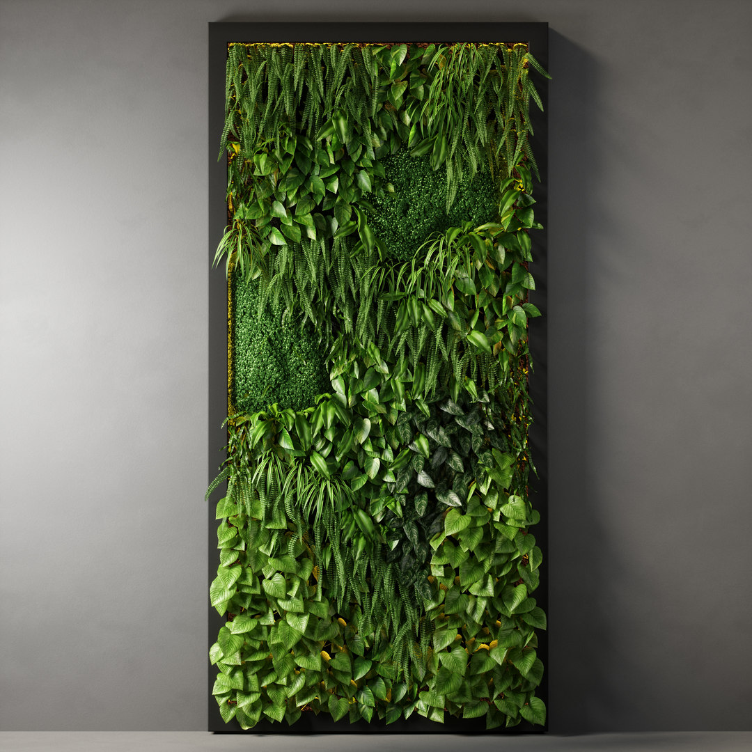 3D vertical garden 07 - TurboSquid 1502052