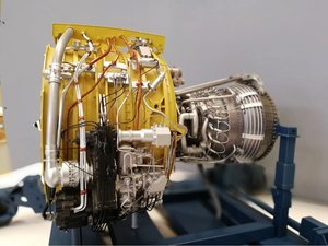 turbofan engine cfm56-7b aircraft 3D model
