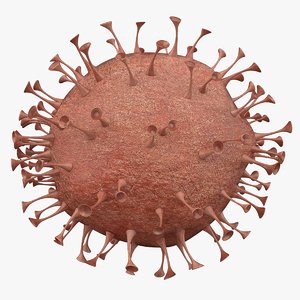 2019-ncov coronavirus virus 3D model