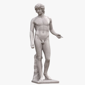 antinous farnese statue 3D