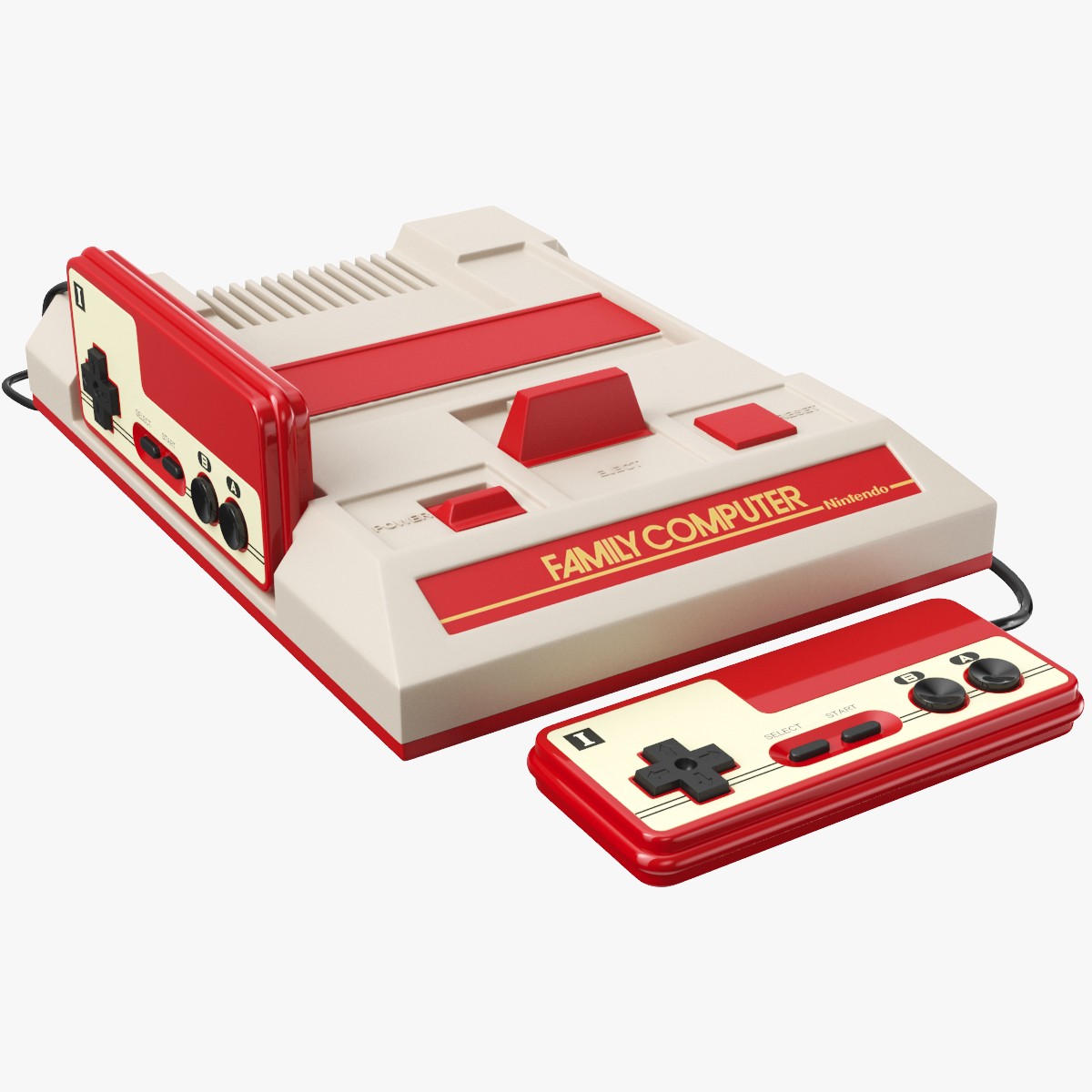 3D nintendo video family computer TurboSquid 1179101