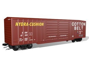 freight rail car 3D