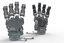 robot hand android 3D