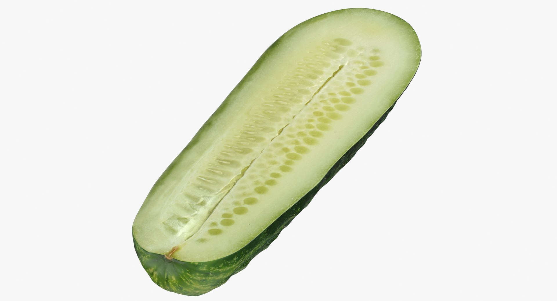 Kirby cucumber 02 cut model TurboSquid 1502764