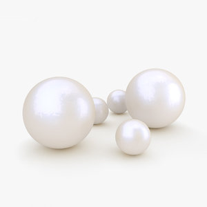 3D pearl gem jewel