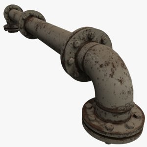 3D pipe manifold model