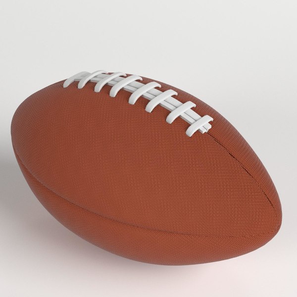 Modele 3d De Ballon De Football Americain Turbosquid