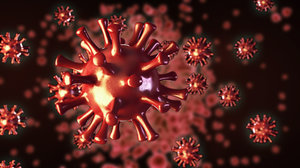 corona virus 3D