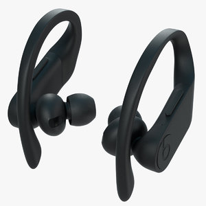 powerbeats pro earphone 3D model