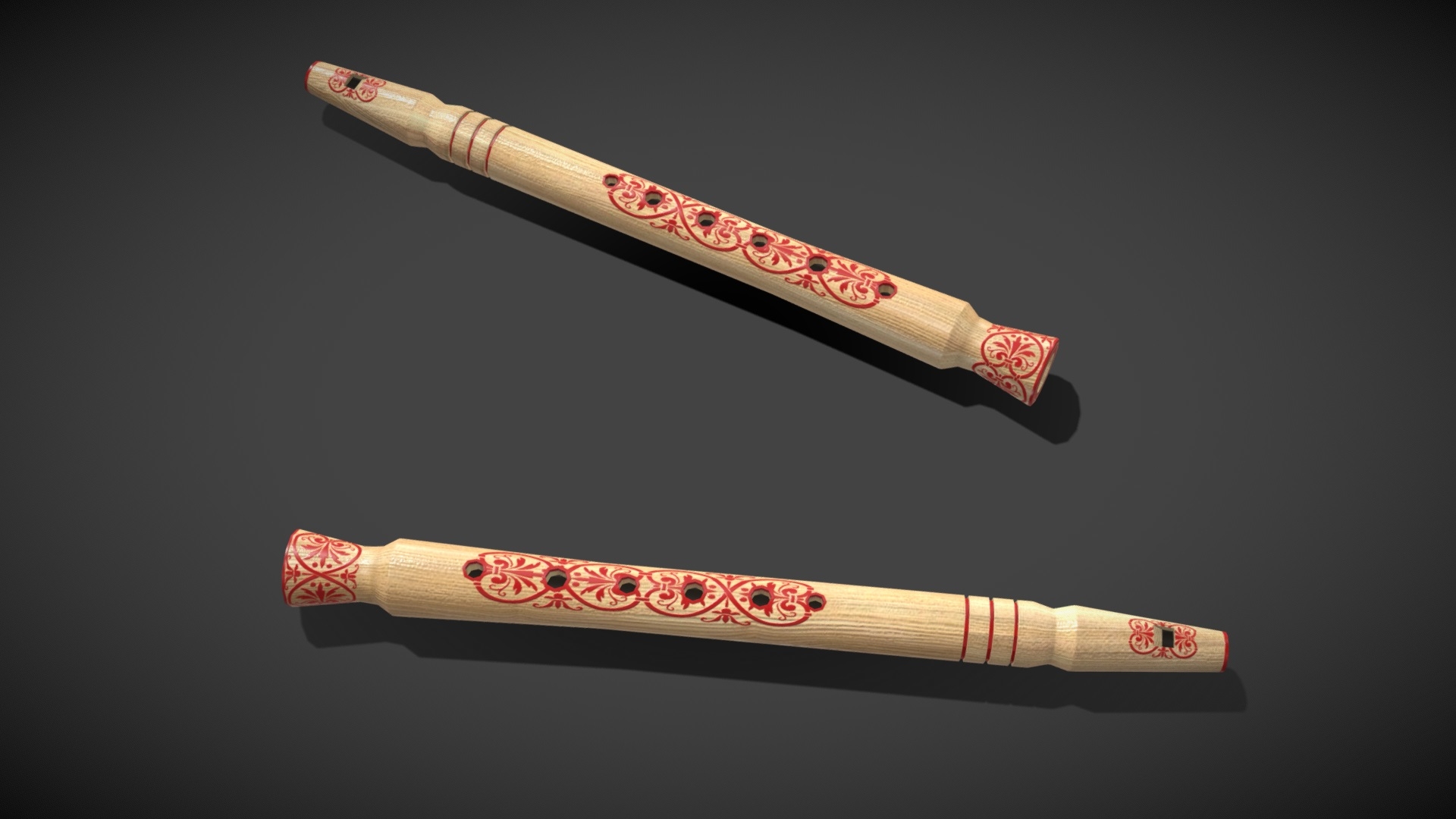 Sopilka music instrument 3D model - TurboSquid 1503490
