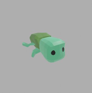 turtle rigged 3D