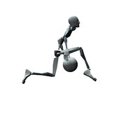 Basketball flying dunk T6