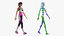 fitness instructor rigged 3D model