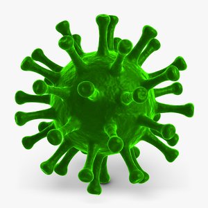 virus coronavirus 3D model