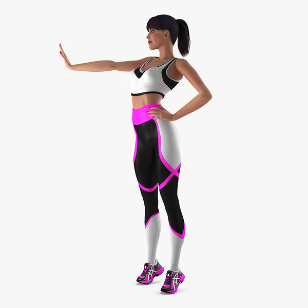 3D fitness instructor