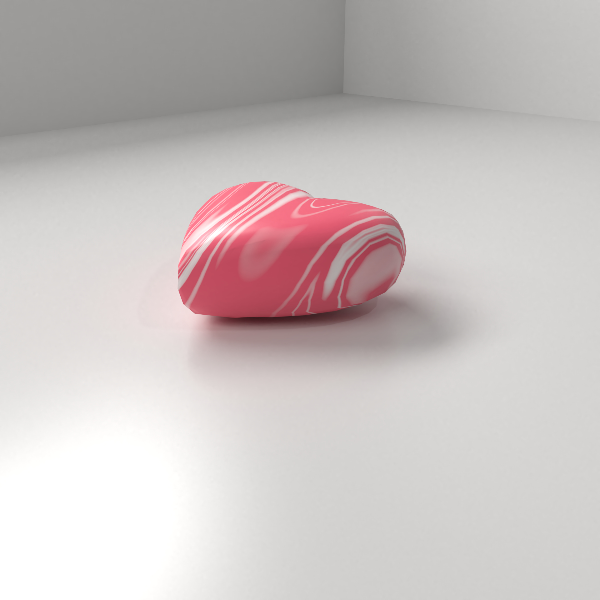 草莓心形巧克力3d模型