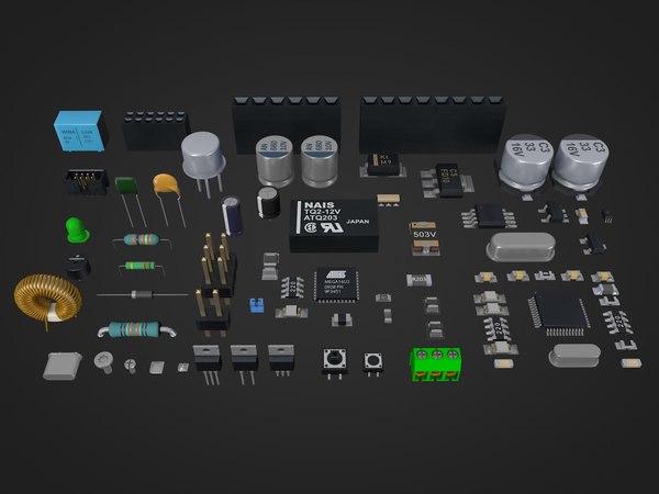 回路基板用電子部品3dモデル Turbosquid 1323118