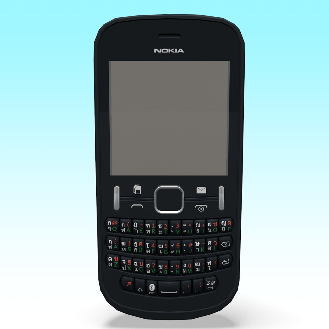 3d Nokia 200 Phone Turbosquid 1503745