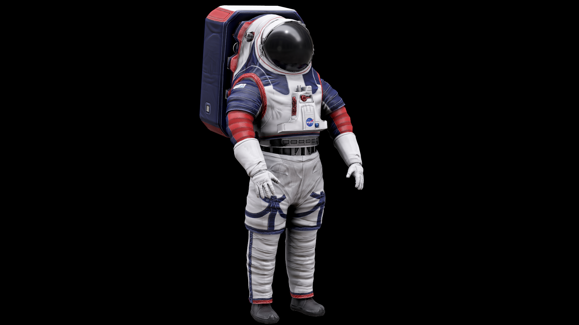 nasa 2024 xemu moon spacesuit3d模型