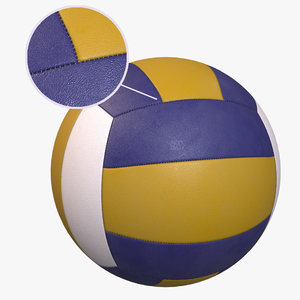 3D volleyball ball model