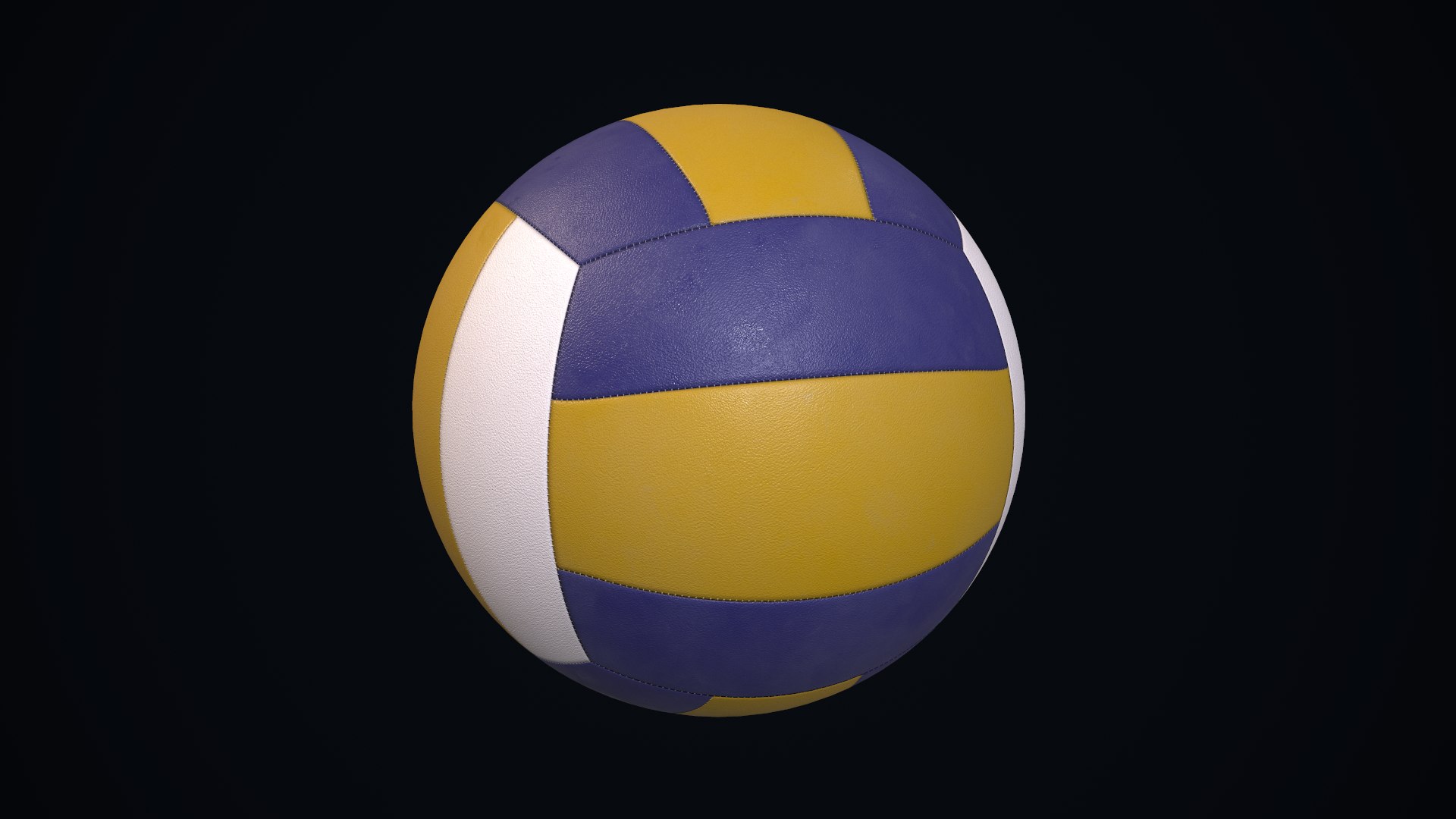 3D volleyball ball model TurboSquid 1504227