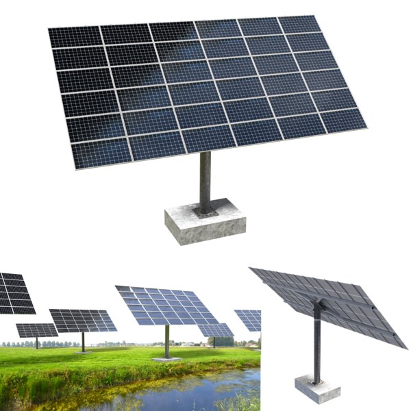 3D sun pv solar array