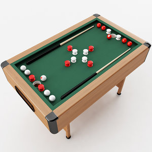 bumper pool table 3D model