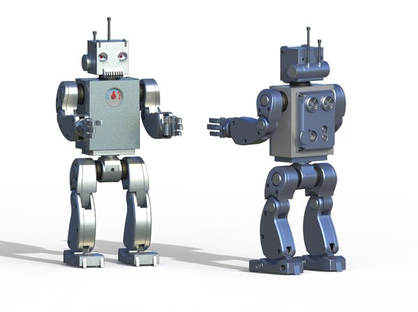 3D модель Мультяшный робот 3d модель - TurboSquid 1504412
