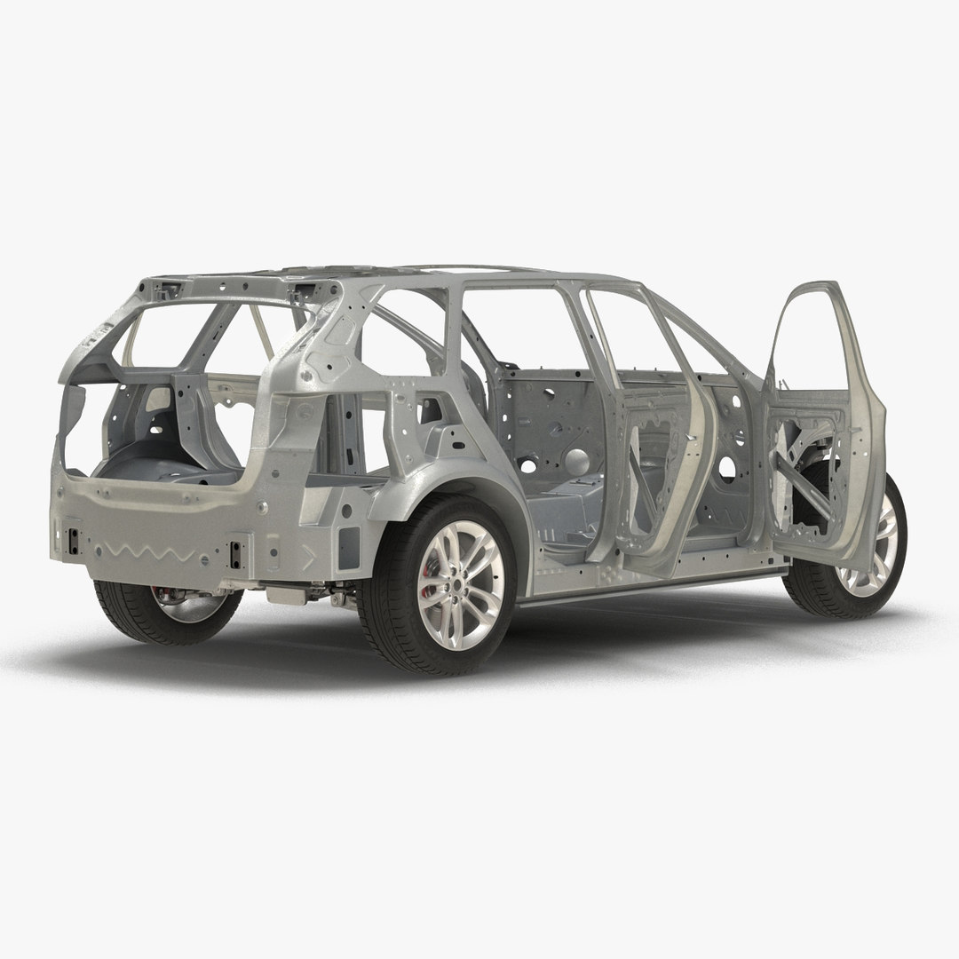 Suv frame chassis rigged model TurboSquid 1504538